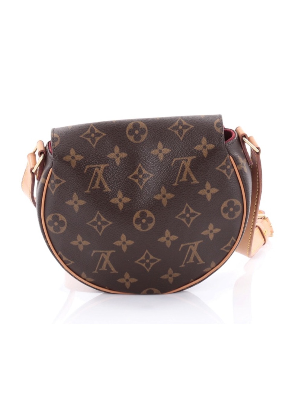 Louis Vuitton Monogram Round Crossbody in Brown with Tan Trim - Picture 2 of 7